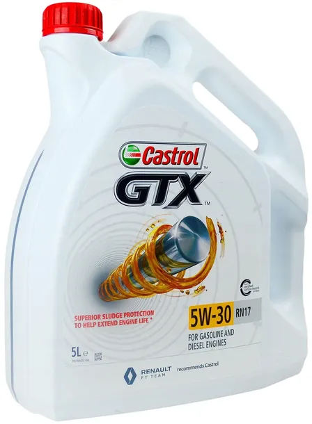 OLEJ SILNIKOWY CASTROL 5W30 GTX RN17 RENAULT 5L