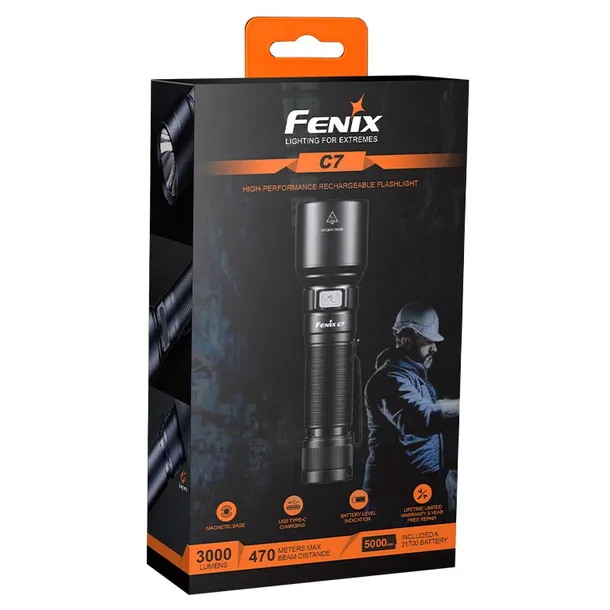 latarka-led-fenix-c7-stan-opakowania-oryginalne