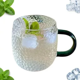 szklanka-kubek-szklany-do-kawy-herbaty-z-zielonym-uchem-zaroodporna