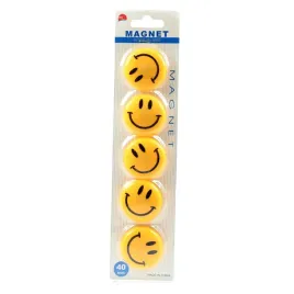 zestaw-magnesow-emotki-buzki-zolte-magnesy-na-lodowke-5szt