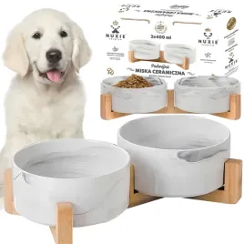 miska-podwojna-dla-psa-kota-na-stojaku-marmur-800ml-miseczki-na-jedzenie