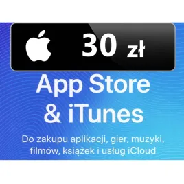 apple-30-zl-karta-podarunkowa-app-store-itunes-doladowanie-appstore