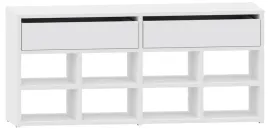 szafka-na-buty-obuwie-zappa-biala-2-pojemne-szuflady-otwarte-polki-komoda