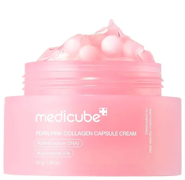 MEDICUBE PDRN PINK COLLAGEN CAPSULE CREAM KOSMETYKI KOREAŃSKIE 55g.