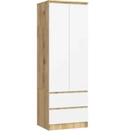 szafa-star-s60-2d-2sz-pk-dab-artisan-biala-akd