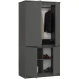 szafa-s90-4d-clp-grafit-szary-akd-stan-nowy