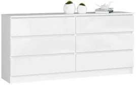 komoda-k160-6sz-clp-pk-bialy-polysk-akd