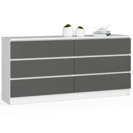 komoda-k160-6sz-clp-pk-bialy-szary-akd