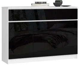 komoda-k140-3d-3sz-clp-czarny-polysk-akd