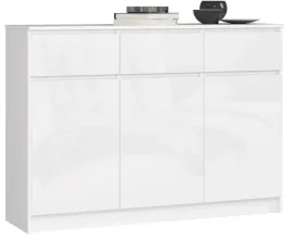 komoda-k140-3d-3sz-clp-bialy-polysk-akd