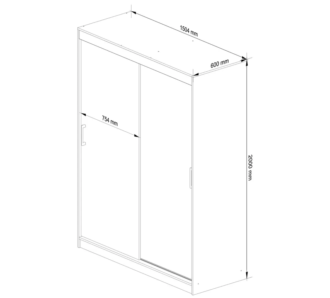 szafa-przesuwna-150-cm-clp-mono-biala-stan-nowy