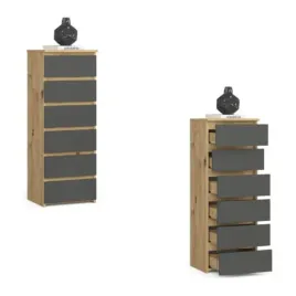 komoda-szafka-40-cm-cl6-6-szuflad-artisan-grafit-akd