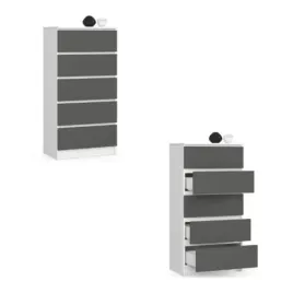 komoda-szafka-k60-5-szuflad-bialy-grafit-akd