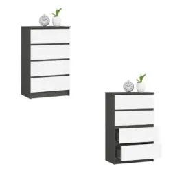 komoda-szafka-k60-4-szuflady-grafit-bialy-akd