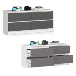 komoda-szafka-k120-4-szuflady-bialy-grafit-akd