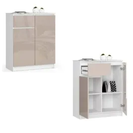 komoda-szafka-k80-2d-1sz-bialy-cappuccino-polysk-akd