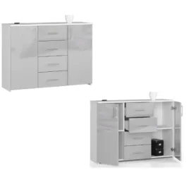 komoda-szafka-k45-110cm-4-szuflady-biala-metalik-polysk-akd