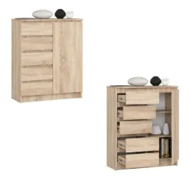 komoda-szafka-k80-1d-5sz-sonoma-akd