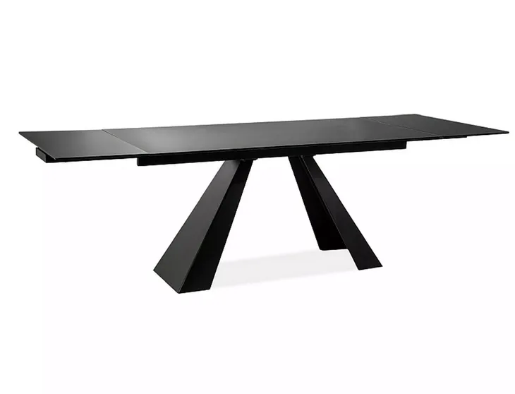 Stół rozkładany SALVADORE czarny mat 160-240cm SIG
