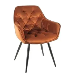 krzeslo-tapicerowane-cherry-velvet-czarny-cynamon-sig