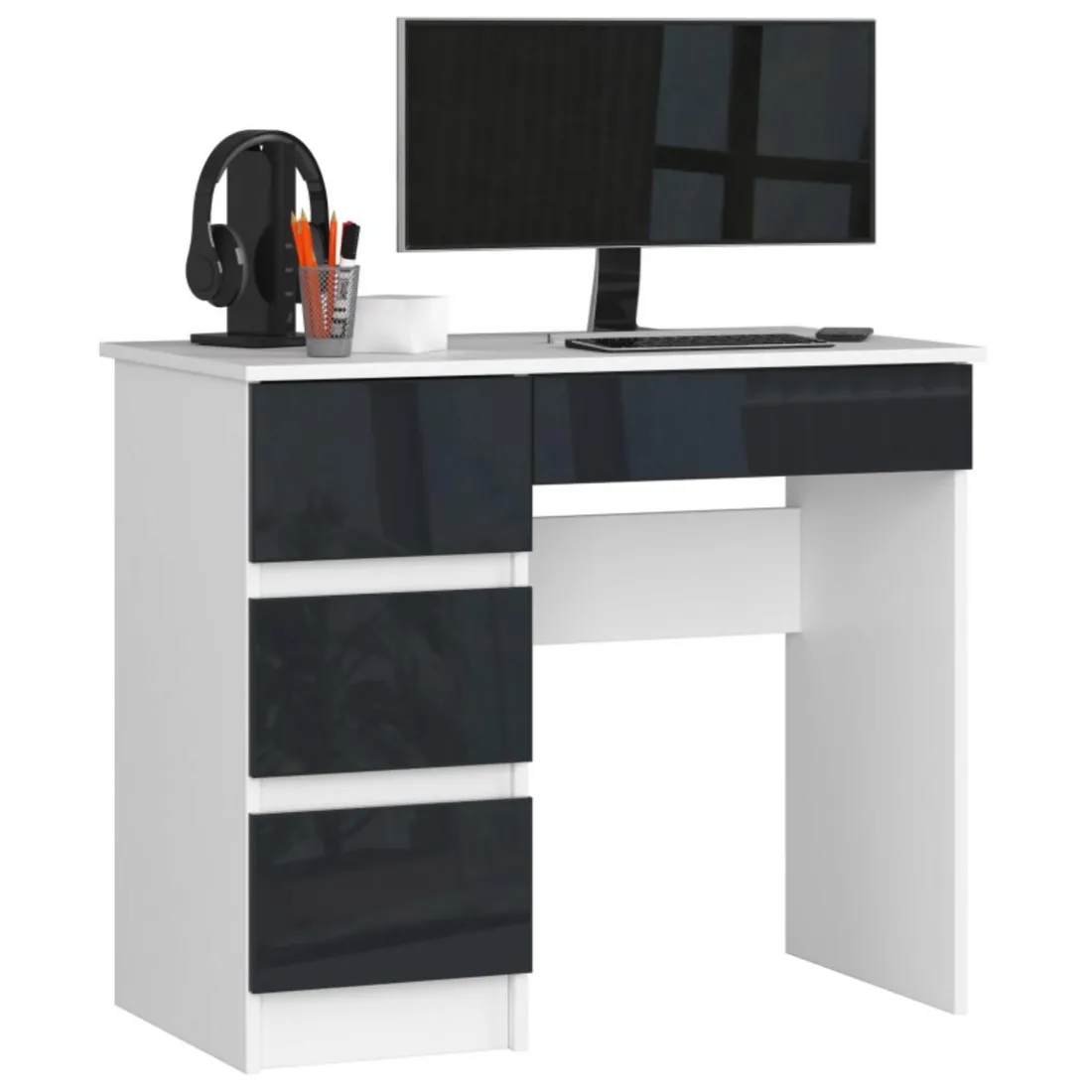 biurko-pod-komputer-a-7-lewe-biale-grafit-polysk-90cm-akd-stan-nowy