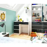 biurko-pod-komputer-a-7-lewe-biale-grafit-polysk-90cm-akd-kolor-mebla-bialy