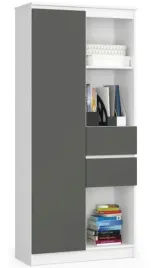 regal-biurowy-r15-clp-80cm-bialy-grafit-na-ksiazki-akd