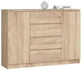 komoda-szafka-k140-2-drzwi-4-szuflady-dab-sonoma-akd