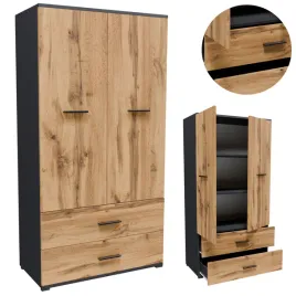 szafa-regal-slupek-cr3-st2-grafit-wotan-szuflady-szafka-polka-garderoba