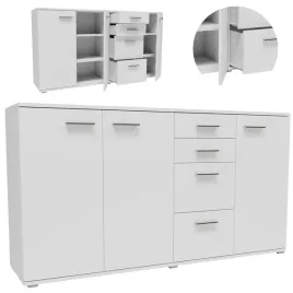 komoda-cr3-kd4-biala-pojemny-regal-z-szufladami-polkami-na-ubrania-zabawki