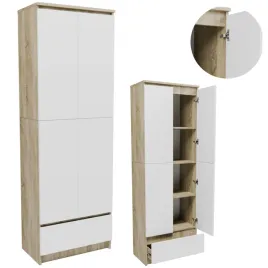 regal-r60clp2d1ssob-dab-sonoma-bialy-biurowy-na-ksiazki-na-zabawki-ubrania