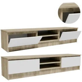 szafka-rtv-2d1p160sob-sonoma-bialy-160cm-stolik-pod-telewizor-komoda-regal