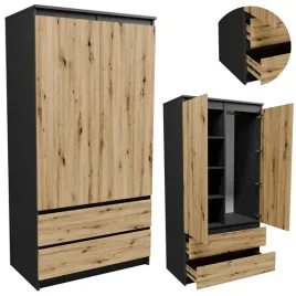 szafa-s902d2szgra-grafit-szary-artisan-90-garderoba-regal-szuflady-drazek