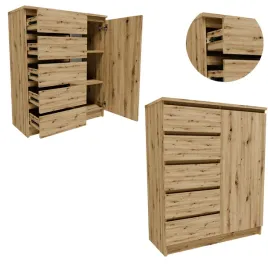 komoda-k801d5szart-artisan-wysoka-szafka-szuflady-regal-na-ubrania-zabawki