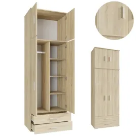 szafa-bodo-2d2s-sonoma-z-nadstawka-duza-garderoba-regal-polki-drazek-szafka