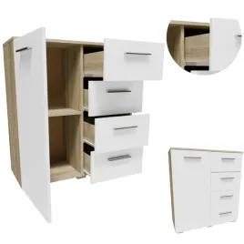 komoda-helena-80cm-1d4s-bialy-sonoma-mala-szafka-ubrania-zabawki-ksiazki