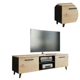 szafka-rtv-bergen-czarny-dab-artisan-stolik-pod-telewizor-pojemna-komoda-tv