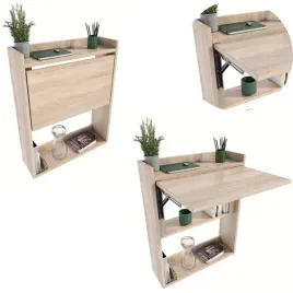 biurko-scienne-skladane-sonoma-funkcjonalne-rozkladane-szafka-polka-regal