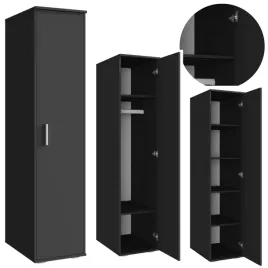 szafa-bodo-1d4p-czarna-garderoba-z-polkami-i-drazkiem-regal-szafka-ubrania