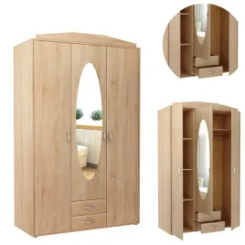 szafa-3d2s-sonoma-garderoba-z-lustrem-do-sypialni-przedpokoju-na-ubrania