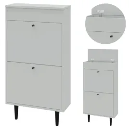 szafka-na-buty-dotti-521-szara-komoda-na-obuwie-ze-schowkiem-przedpokoj