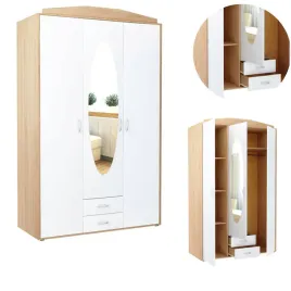 szafa-3d2s-bialy-sonoma-garderoba-regal-z-lustrem-do-przedpokoju-na-ubrania