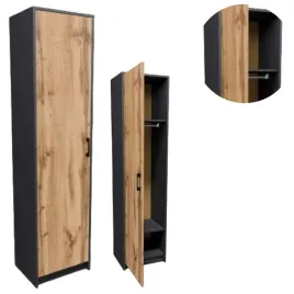 szafa-1d2p-grafit-wotan-garderoba-do-przedpokoju-regal-na-ubrania-slupek