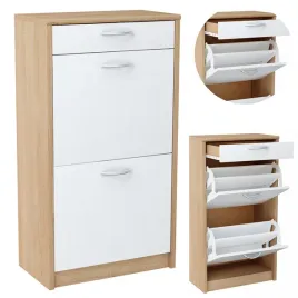 szafka-na-buty-2d1s-bialy-sonoma-regal-na-obuwie-klucze-komoda-przedpokoj