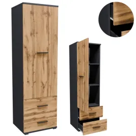 szafa-cr3-st1-130cm-grafit-wotan-regal-z-drzwiami-pokoj-dziecka-salon-biuro