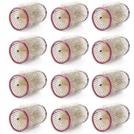 poniks-metalowe-walki-ze-szczotka-z-naturalnego-wlosia-36-65mm-cw208-12-szt