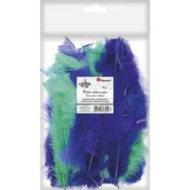 piorka-dekoracyjne-tonacja-niebiesko-zielona-8g-titanum