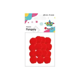 pompony-czerwone-18mm-15-sztuk-titanum