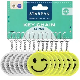 zestaw-brelok-odblaskowy-7cm-emotka-buzka-starpak-7cm-12-sztuk