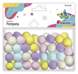pompony-mix-pastelowy-16mm-60szt-titanum